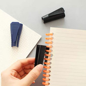 Kiváló minőségű laza levelű iratgyűjtő gyűrűnyitó 10/12/16 mm-es kör alakú műanyag kötőszalag jegyzetfüzet írószer karika Iskolai iroda