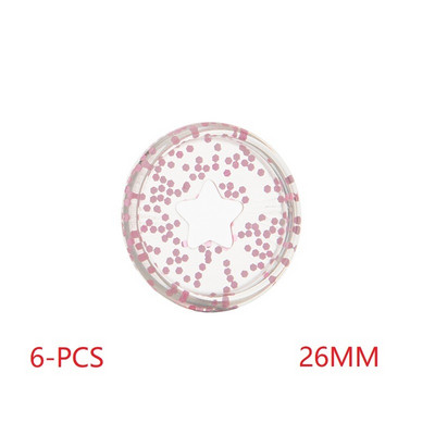 26MM Colorat ciupercă Legare cataramă Planificator Liant cu inele Liant pentru notebook Discuri DIY 360 de grade Cataramă pentru disc Articole de birou