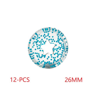 26MM Colorat ciupercă Legare cataramă Planificator Liant cu inele Liant pentru notebook Discuri DIY 360 de grade Cataramă pentru disc Articole de birou