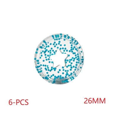 26MM Colorat ciupercă Legare cataramă Planificator Liant cu inele Liant pentru notebook Discuri DIY 360 de grade Cataramă pentru disc Articole de birou