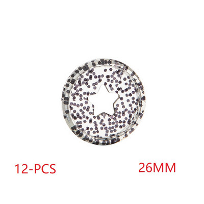 26MM Colorat ciupercă Legare cataramă Planificator Liant cu inele Liant pentru notebook Discuri DIY 360 de grade Cataramă pentru disc Articole de birou