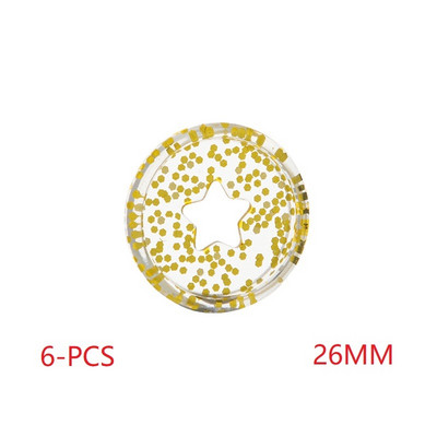 26MM Colorat ciupercă Legare cataramă Planificator Liant cu inele Liant pentru notebook Discuri DIY 360 de grade Cataramă pentru disc Articole de birou