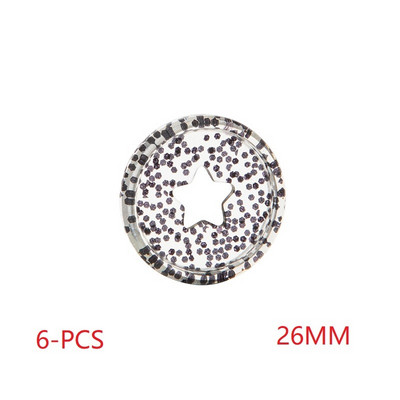 26MM Colorat ciupercă Legare cataramă Planificator Liant cu inele Liant pentru notebook Discuri DIY 360 de grade Cataramă pentru disc Articole de birou