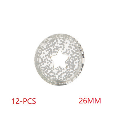 26MM Colorat ciupercă Legare cataramă Planificator Liant cu inele Liant pentru notebook Discuri DIY 360 de grade Cataramă pentru disc Articole de birou