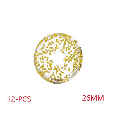 26MM Colorat ciupercă Legare cataramă Planificator Liant cu inele Liant pentru notebook Discuri DIY 360 de grade Cataramă pentru disc Articole de birou