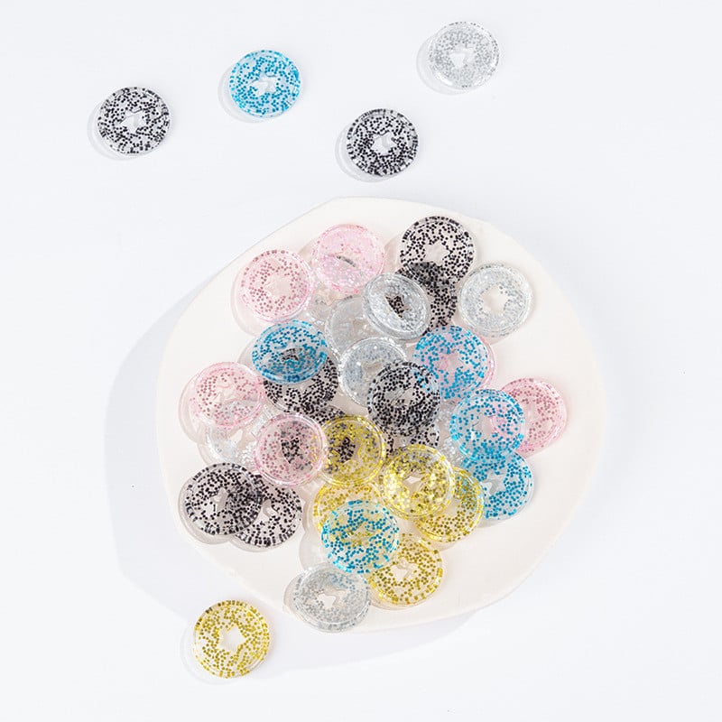 26MM Colorat ciupercă Legare cataramă Planificator Liant cu inele Liant pentru notebook Discuri DIY 360 de grade Cataramă pentru disc Articole de birou