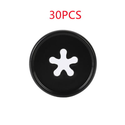 30PCS 35MM smajlić, morska zvijezda, dugin plastični prsten za uvez kopča prijenosno računalo pribor za uvez prijenosnog računala s rupom u obliku gljive na slobodnim listovima