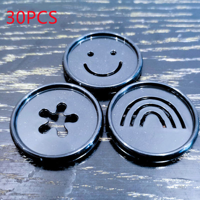 30PCS 35MM smajlić, morska zvijezda, dugin plastični prsten za uvez kopča prijenosno računalo pribor za uvez prijenosnog računala s rupom u obliku gljive na slobodnim listovima