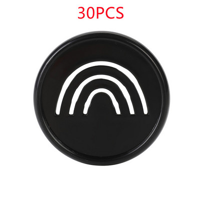 30PCS 35MM smajlić, morska zvijezda, dugin plastični prsten za uvez kopča prijenosno računalo pribor za uvez prijenosnog računala s rupom u obliku gljive na slobodnim listovima