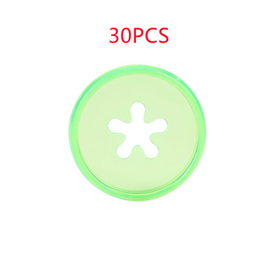 30PCS 35MM smajlić, morska zvijezda, dugin plastični prsten za uvez kopča prijenosno računalo pribor za uvez prijenosnog računala s rupom u obliku gljive na slobodnim listovima