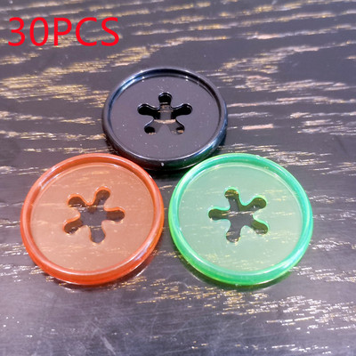 30PCS 35MM smajlić, morska zvijezda, dugin plastični prsten za uvez kopča prijenosno računalo pribor za uvez prijenosnog računala s rupom u obliku gljive na slobodnim listovima