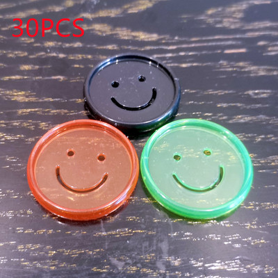 30PCS 35MM smajlić, morska zvijezda, dugin plastični prsten za uvez kopča prijenosno računalo pribor za uvez prijenosnog računala s rupom u obliku gljive na slobodnim listovima