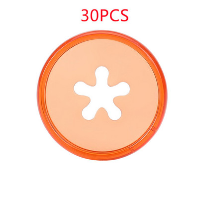 30PCS 35MM smajlić, morska zvijezda, dugin plastični prsten za uvez kopča prijenosno računalo pribor za uvez prijenosnog računala s rupom u obliku gljive na slobodnim listovima
