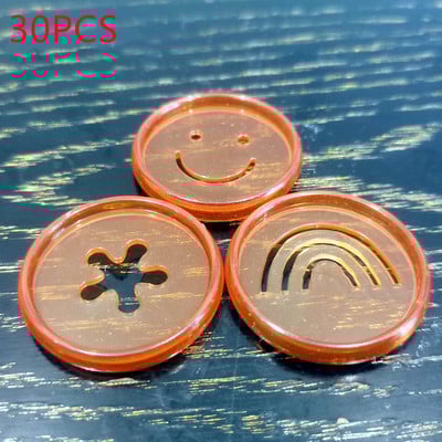 30PCS 35MM smajlić, morska zvijezda, dugin plastični prsten za uvez kopča prijenosno računalo pribor za uvez prijenosnog računala s rupom u obliku gljive na slobodnim listovima