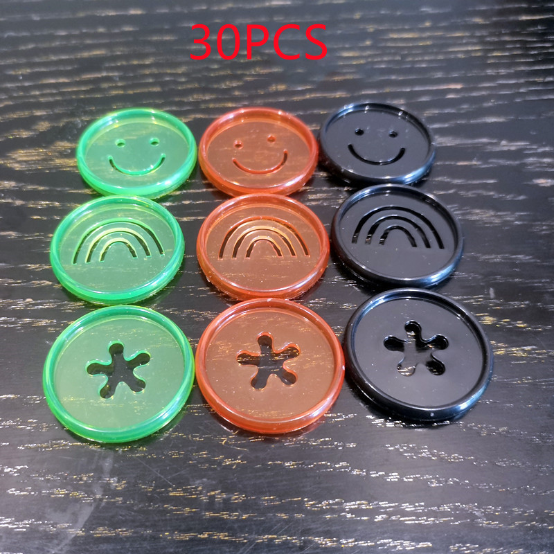 30PCS 35MM smajlić, morska zvijezda, dugin plastični prsten za uvez kopča prijenosno računalo pribor za uvez prijenosnog računala s rupom u obliku gljive na slobodnim listovima