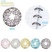 11 buc. Blocnotes cu stele Orificiu ciuperci Planificator de legare pe discuri cu frunze libere Liant cu inele A5 Inele de legare pentru caiet de discuri Planificator de discuri pentru notebook