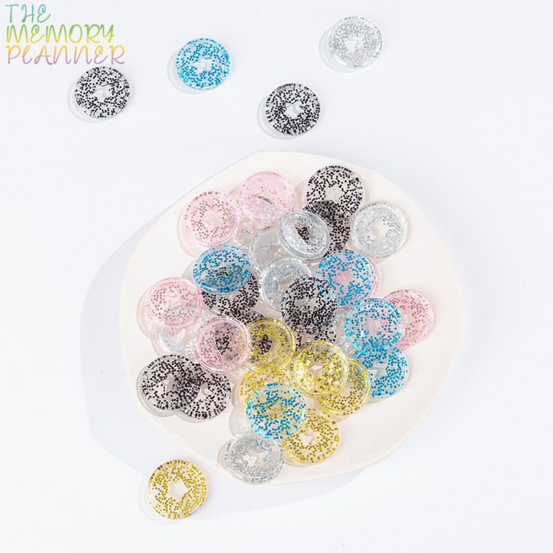 11 buc. Blocnotes cu stele Orificiu ciuperci Planificator de legare pe discuri cu frunze libere Liant cu inele A5 Inele de legare pentru caiet de discuri Planificator de discuri pentru notebook