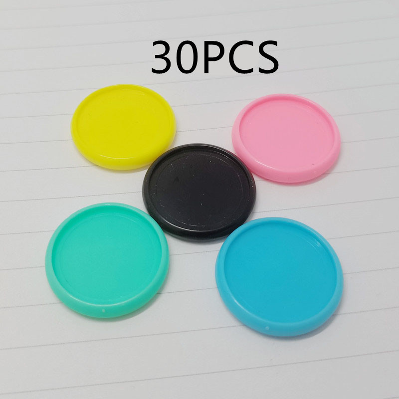 28MM30PCS novo ljepilo za uvezivanje prijenosnog računala s rupom u obliku gljive, plastični čvrsti prsten za uvezivanje, pribor za uvezivanje samostalnih listova