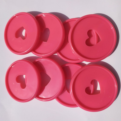 30 KOM 35 mm prsten za uvez u boji u obliku srca Rotacija od 360 stupnjeva DIY okrugli plastični prsten za uvez prsten za uvez