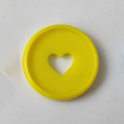 30 KOM 35 mm prsten za uvez u boji u obliku srca Rotacija od 360 stupnjeva DIY okrugli plastični prsten za uvez prsten za uvez