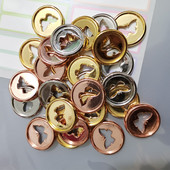 Πόρπη 24 ΤΕΜ Δίσκοι δέσιμο με σχέδιο πεταλούδας 28mm Σημειωματάριο μανιτάρι Τρύπα Κουμπί Δέσμη Πλαστικά αξεσουάρ Δίσκος βιβλιοδεσίας