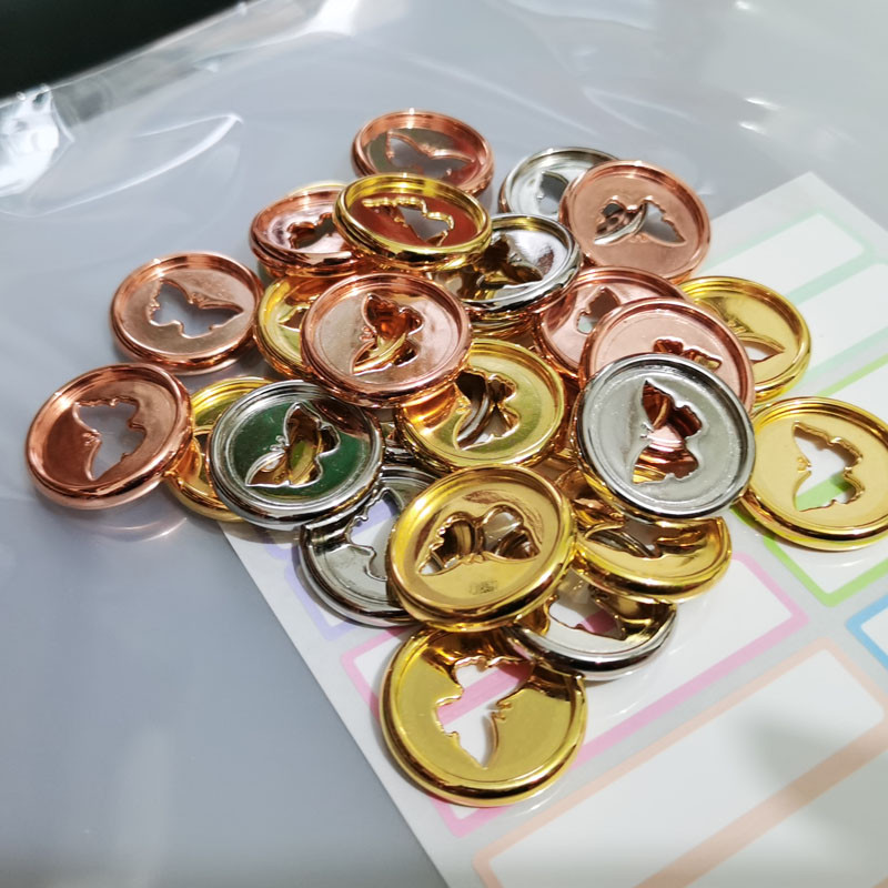 Πόρπη 24 ΤΕΜ Δίσκοι δέσιμο με σχέδιο πεταλούδας 28mm Σημειωματάριο μανιτάρι Τρύπα Κουμπί Δέσμη Πλαστικά αξεσουάρ Δίσκος βιβλιοδεσίας