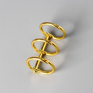 2Pcs/Lot Metalni album s 3 prstena za uvezivanje slobodnih listova DIY prstenovi za uvez knjiga A5 A6 A7 Uredski pribor za uvez