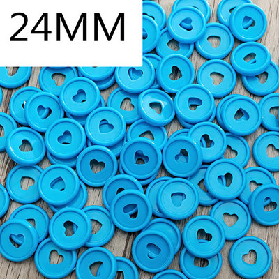24MM30PCS prijenosno računalo ljubavni plastični prsten za uvezivanje labavi listovi gljiva rupa ljepilo planer za uvezivanje prsten registrator