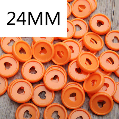 24MM30PCS prijenosno računalo ljubavni plastični prsten za uvezivanje labavi listovi gljiva rupa ljepilo planer za uvezivanje prsten registrator