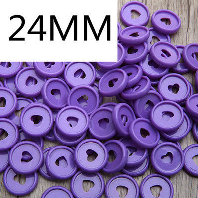 24MM30PCS prijenosno računalo ljubavni plastični prsten za uvezivanje labavi listovi gljiva rupa ljepilo planer za uvezivanje prsten registrator
