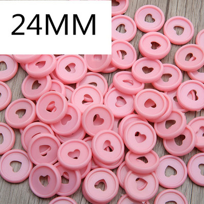24MM30PCS prijenosno računalo ljubavni plastični prsten za uvezivanje labavi listovi gljiva rupa ljepilo planer za uvezivanje prsten registrator