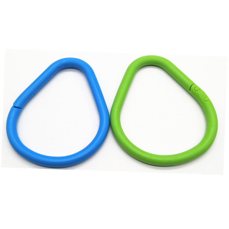 2KOM Dvostruka kopča Visoko čvrsti plastični prsten za otvaranje Kartica Prsten u boji Višenamjenski prsten s kopčom Labavi prsten za vezivanje kopče