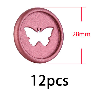 12 buc. 28 mm, culoare mată, discuri de legare, inele de cataramă, inele de liant din plastic, stil fluture, cu frunze libere, ciuperci, pentru legare.