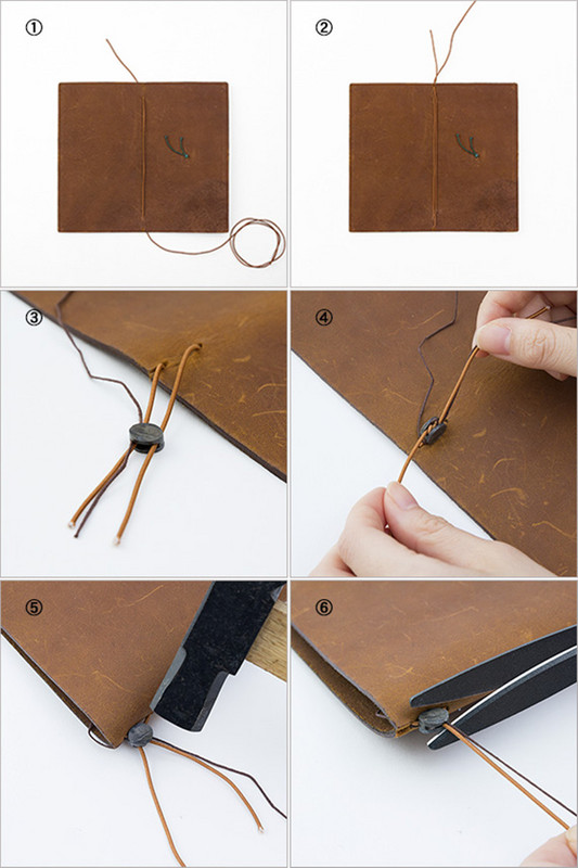 Fromthenon Vintage Planer s kopčom za uže DIY Kreativni bežični čvor Kositar Olovo Legura cinka Putnička bilježnica Dekorativni dodaci