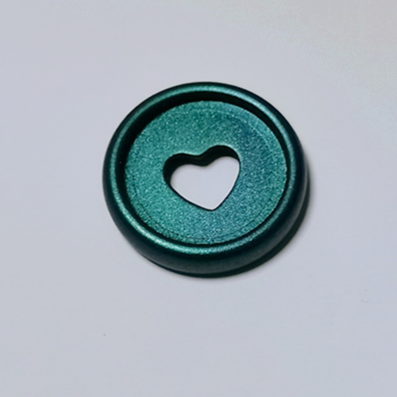 20PCS 23mm novi matirani plastični uvezi CD DIY gumbi na slobodnim listovima 360 stupnjeva rotirajući gumbi s rupom od gljive Matirani gumbi