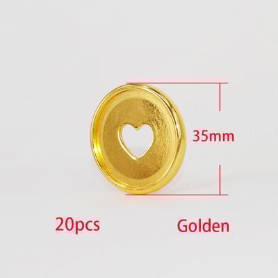 20 komada 35 mm Gljiva Bidning Kopča Planer Binder Diskovi Diskovi za uvezivanje gljiva Prsten za bilježnicu Dnevnik Uredski i školski pribor