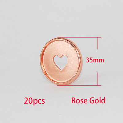 20 komada 35 mm Gljiva Bidning Kopča Planer Binder Diskovi Diskovi za uvezivanje gljiva Prsten za bilježnicu Dnevnik Uredski i školski pribor