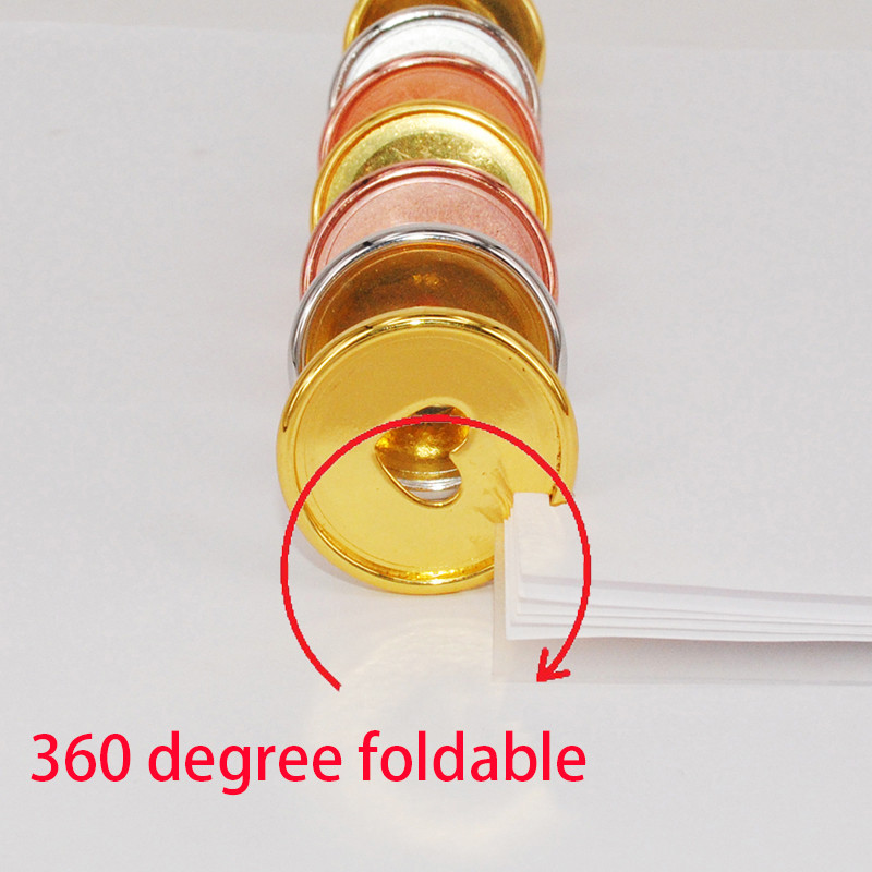 20 komada 35 mm Gljiva Bidning Kopča Planer Binder Diskovi Diskovi za uvezivanje gljiva Prsten za bilježnicu Dnevnik Uredski i školski pribor