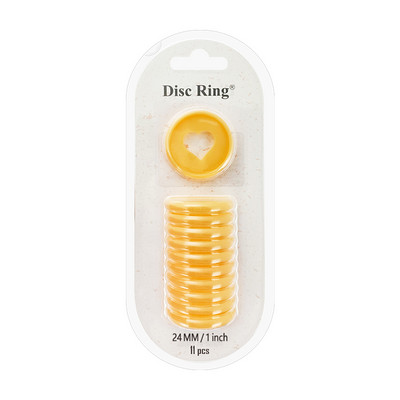 11 τεμ/κιβώτιο Δίσκος καρδιών με τρύπα μανιταριού Κουμπί σημειωματάριο Πλαστικοί δίσκοι βιβλιοδεσίας δαχτυλίδια πόρπης Δαχτυλίδια γραφείου και σχολείου