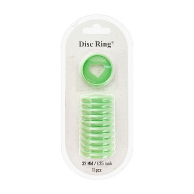 11 τεμ/κιβώτιο Δίσκος καρδιών με τρύπα μανιταριού Κουμπί σημειωματάριο Πλαστικοί δίσκοι βιβλιοδεσίας δαχτυλίδια πόρπης Δαχτυλίδια γραφείου και σχολείου