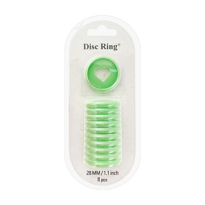 11 τεμ/κιβώτιο Δίσκος καρδιών με τρύπα μανιταριού Κουμπί σημειωματάριο Πλαστικοί δίσκοι βιβλιοδεσίας δαχτυλίδια πόρπης Δαχτυλίδια γραφείου και σχολείου