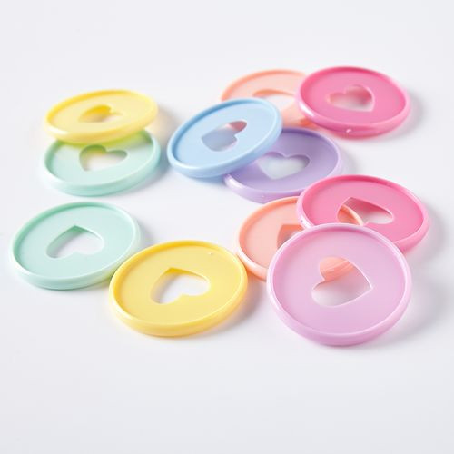 8PCS 35mm plastični prsten za uvez gljiva rupa Ljubav Gumb za uvez slobodnih listova DIY petlja za knjige Prsten za uvez slobodnih listova Kopča diska