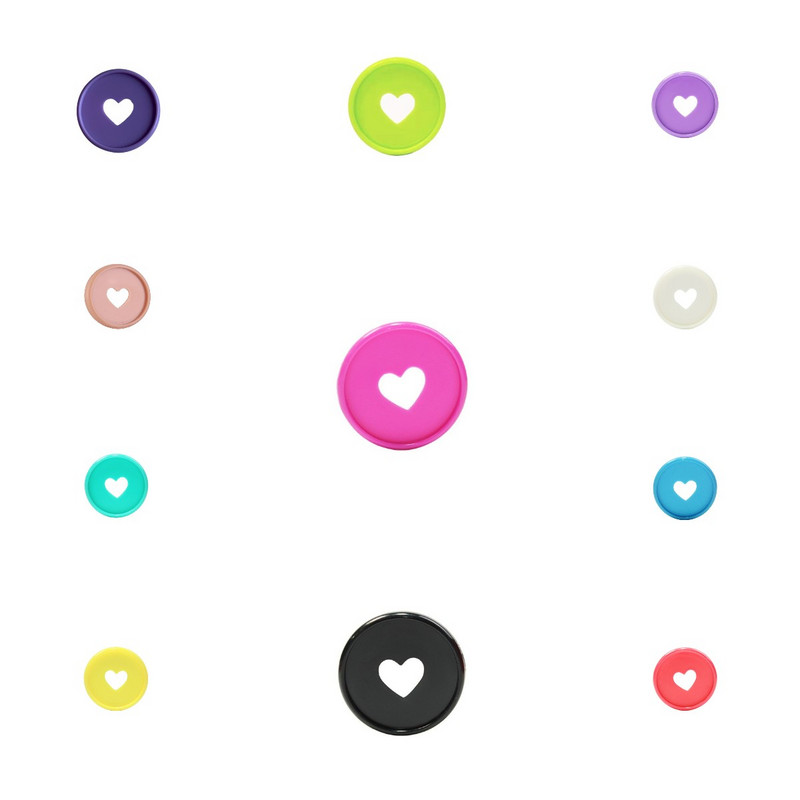 8PCS 35mm plastični prsten za uvez gljiva rupa Ljubav Gumb za uvez slobodnih listova DIY petlja za knjige Prsten za uvez slobodnih listova Kopča diska