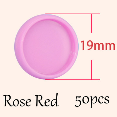 50 komada 19 mm čvrsti prstenovi s rupama u obliku gljive, vezivo, DIY diskovi, plastično vezivo, prstenovi za vezivanje od 360 stupnjeva sklopivi uredski materijal