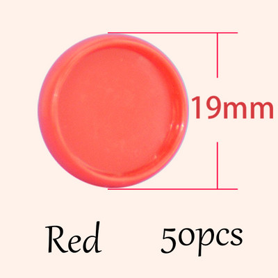50 komada 19 mm čvrsti prstenovi s rupama u obliku gljive, vezivo, DIY diskovi, plastično vezivo, prstenovi za vezivanje od 360 stupnjeva sklopivi uredski materijal