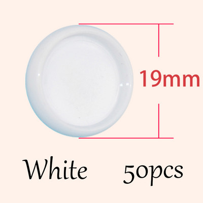 50 komada 19 mm čvrsti prstenovi s rupama u obliku gljive, vezivo, DIY diskovi, plastično vezivo, prstenovi za vezivanje od 360 stupnjeva sklopivi uredski materijal