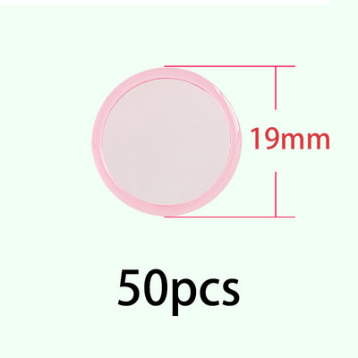 50 komada 19 mm čvrsti prstenovi s rupama u obliku gljive, vezivo, DIY diskovi, plastično vezivo, prstenovi za vezivanje od 360 stupnjeva sklopivi uredski materijal