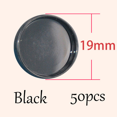 50 komada 19 mm čvrsti prstenovi s rupama u obliku gljive, vezivo, DIY diskovi, plastično vezivo, prstenovi za vezivanje od 360 stupnjeva sklopivi uredski materijal