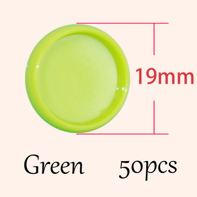 50 komada 19 mm čvrsti prstenovi s rupama u obliku gljive, vezivo, DIY diskovi, plastično vezivo, prstenovi za vezivanje od 360 stupnjeva sklopivi uredski materijal