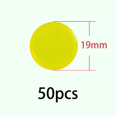 50 komada 19 mm čvrsti prstenovi s rupama u obliku gljive, vezivo, DIY diskovi, plastično vezivo, prstenovi za vezivanje od 360 stupnjeva sklopivi uredski materijal